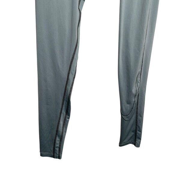 Nike Pro Leggings Men's Large Dri-Fit Tight Fit Pull On Green Athletic Active - Picture 3 of 9